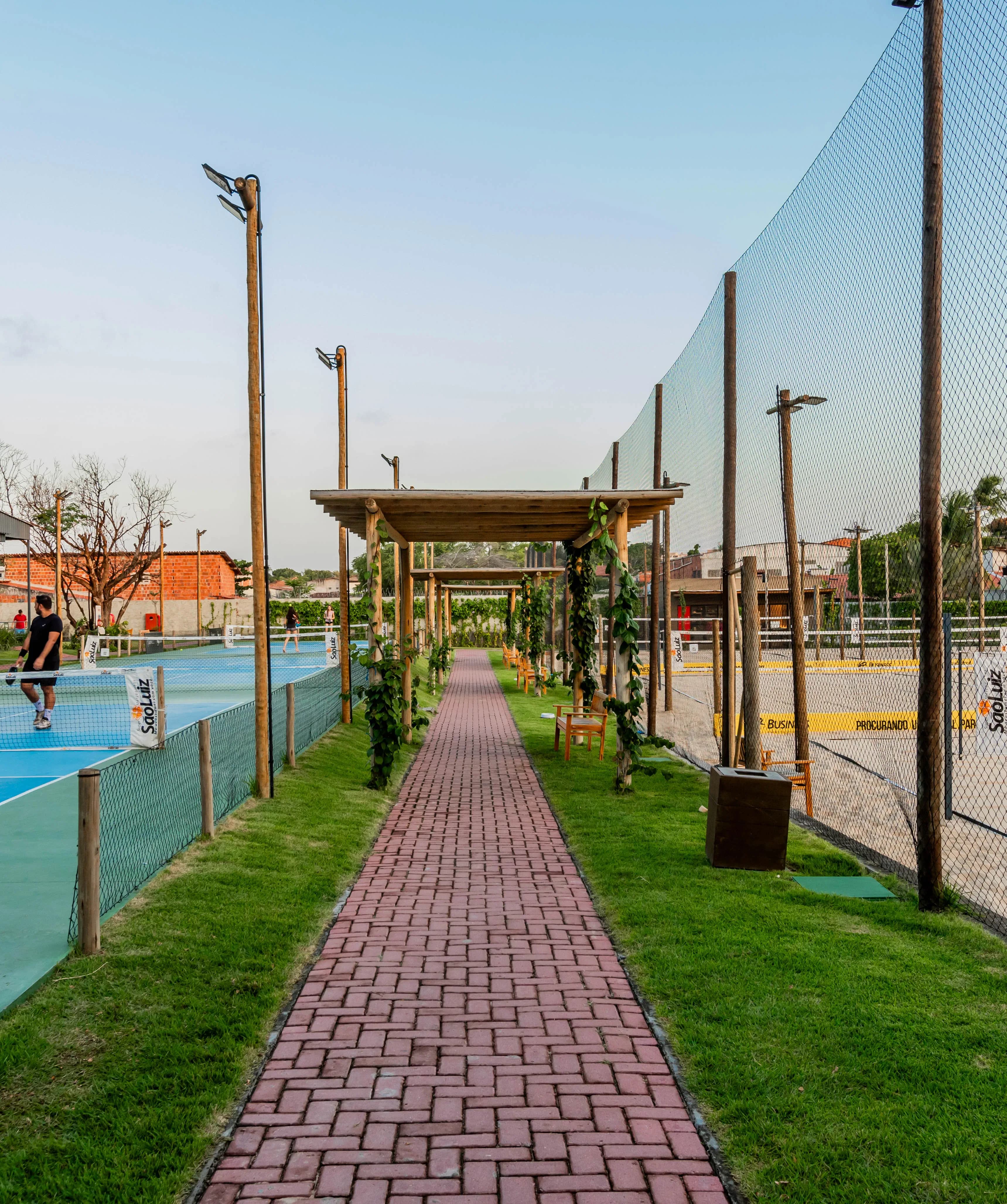ambiente integrado do projeto Arena Carmel em Fortaleza, CE