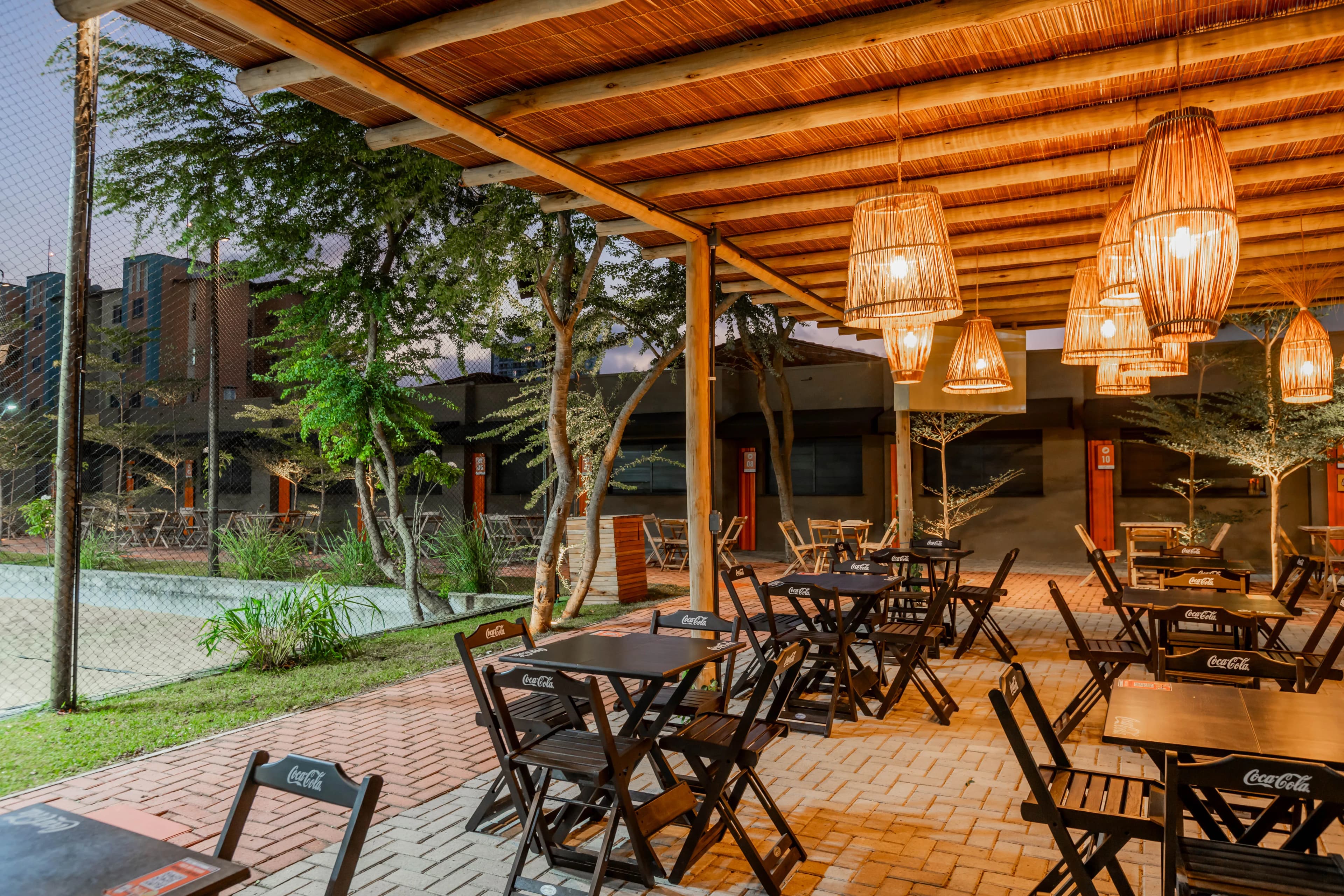 perspectiva do ambiente do projeto Arena Carmel em Fortaleza, CE