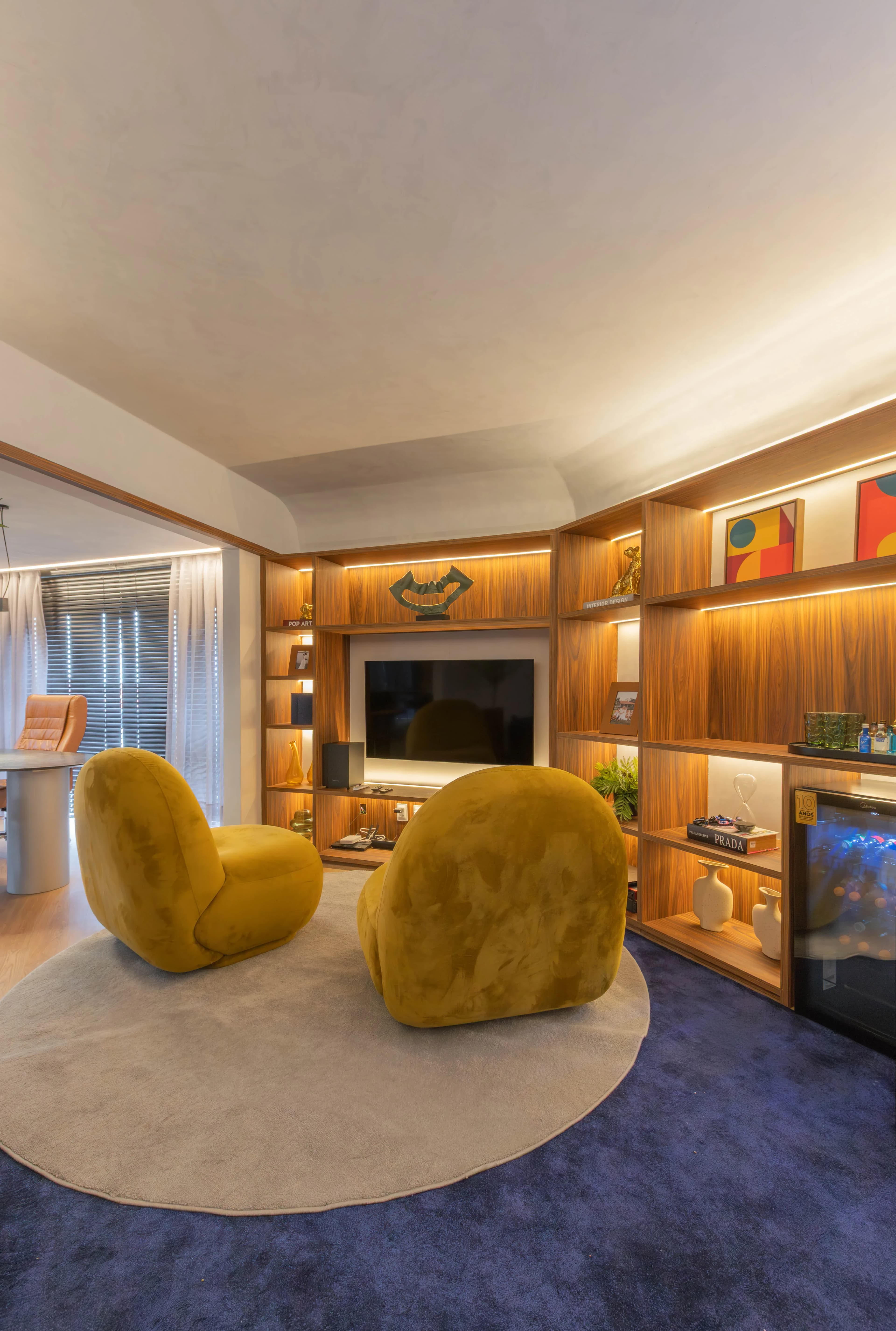 detalhe de materiais do projeto Elite Music em Fortaleza, CE