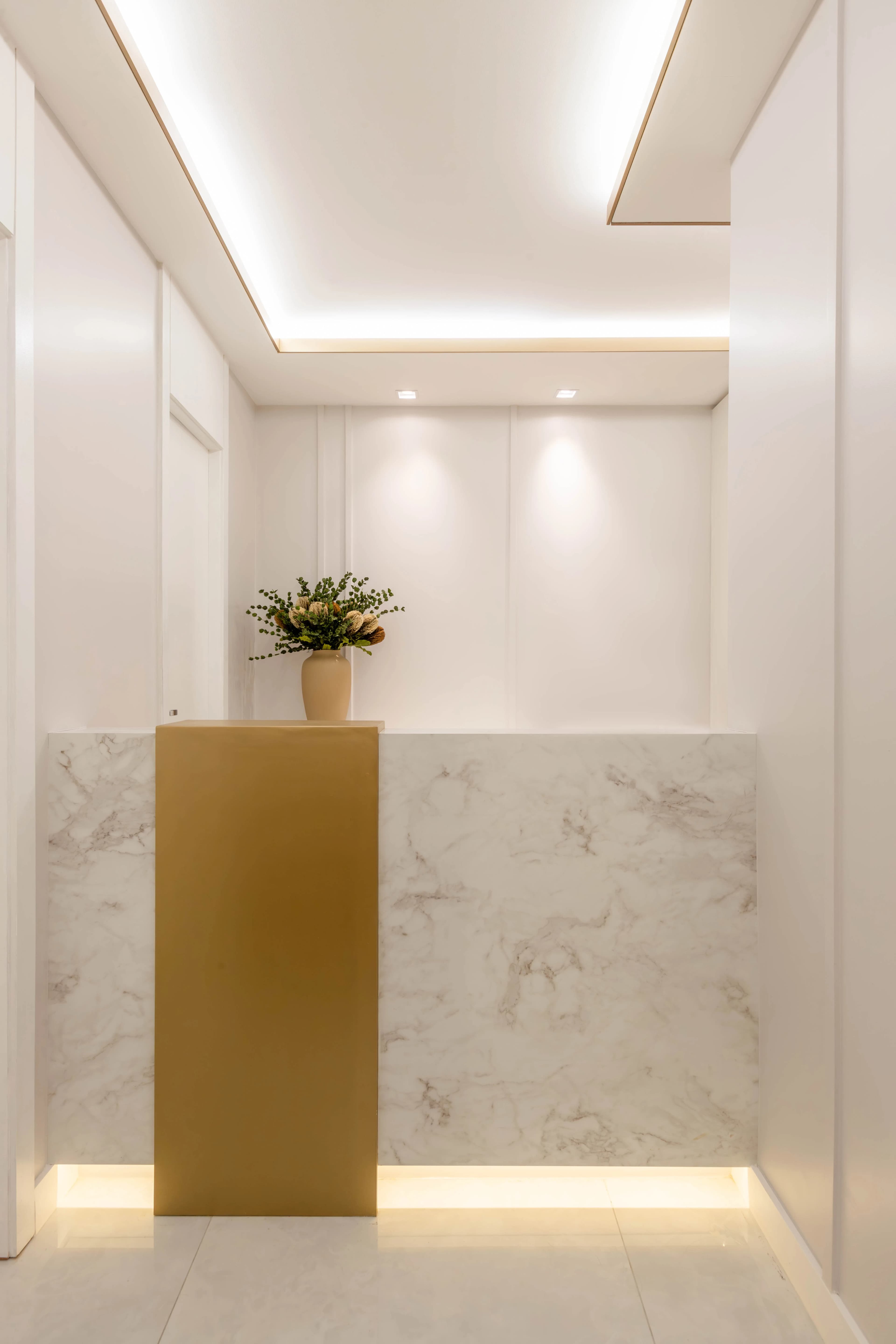 ambiente integrado do projeto La Clinic em Fortaleza, CE