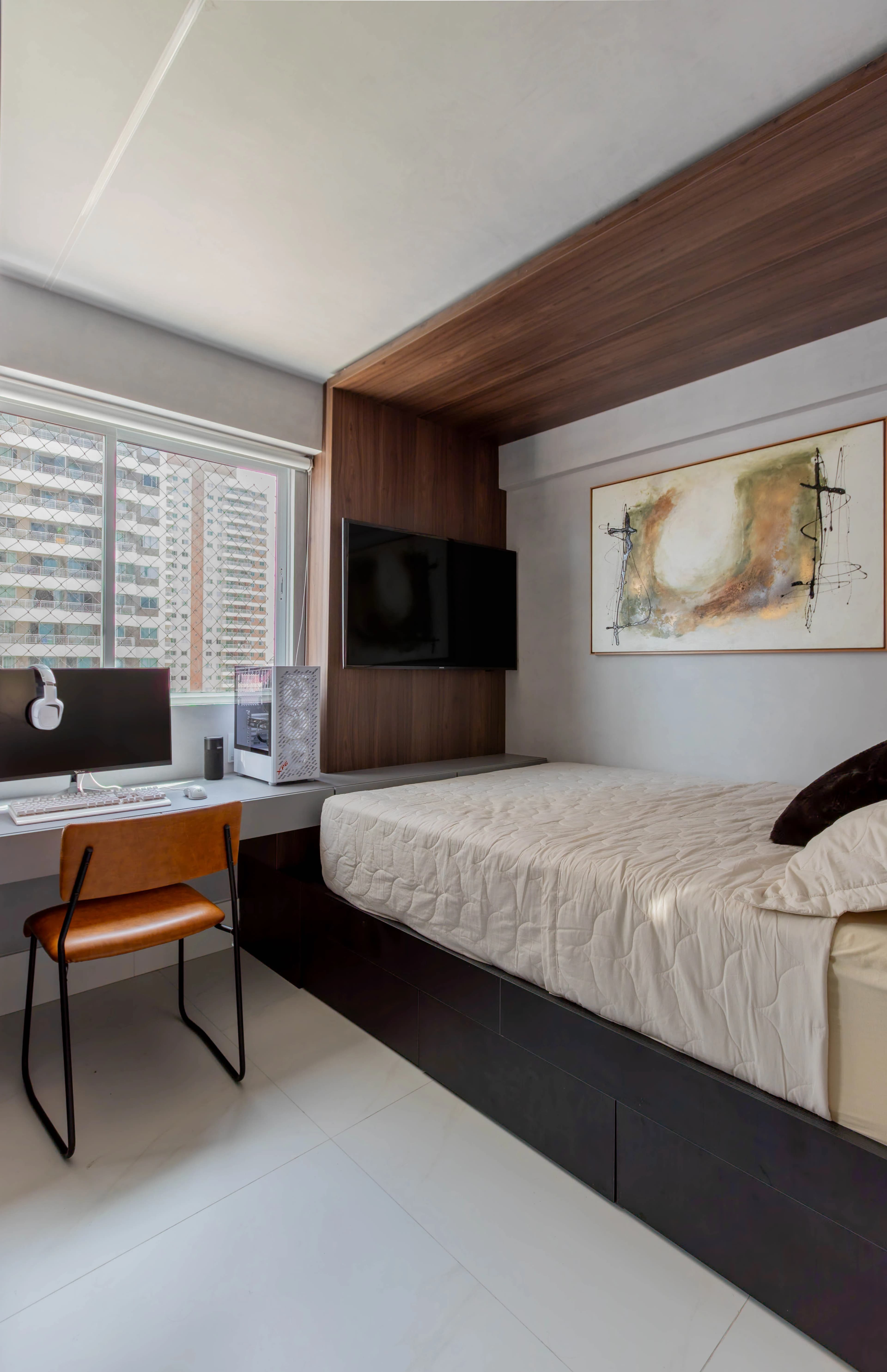 detalhe de materiais do projeto Residencial ML em Fortaleza, CE