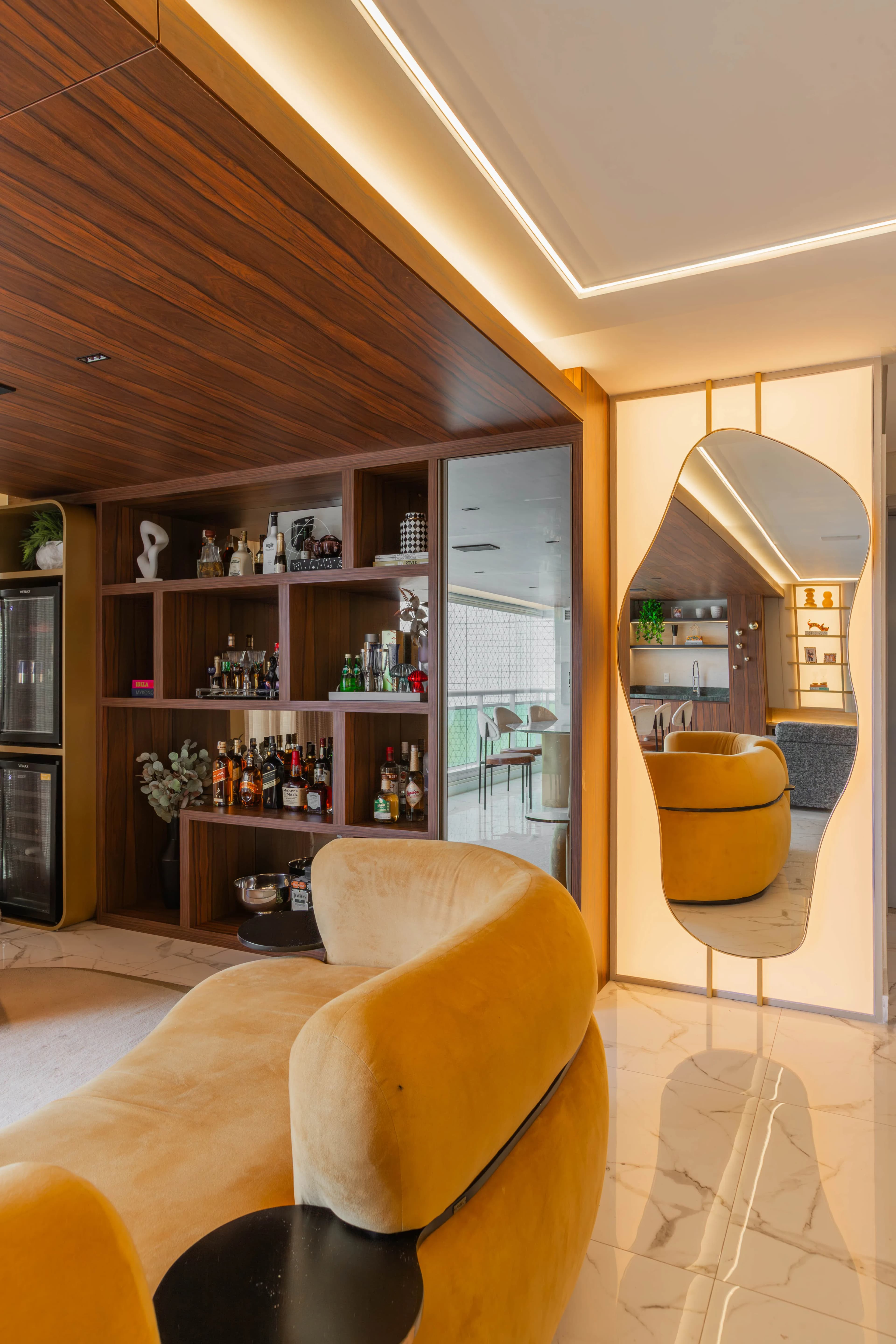 perspectiva do ambiente do projeto Residencial PL em Fortaleza, CE
